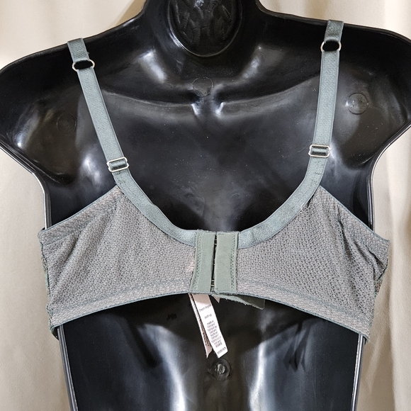 Victoria's Secret Dream Angels Push Up 34DDD Green Rose Gold Rhinestone Bra - Picture 3 of 4